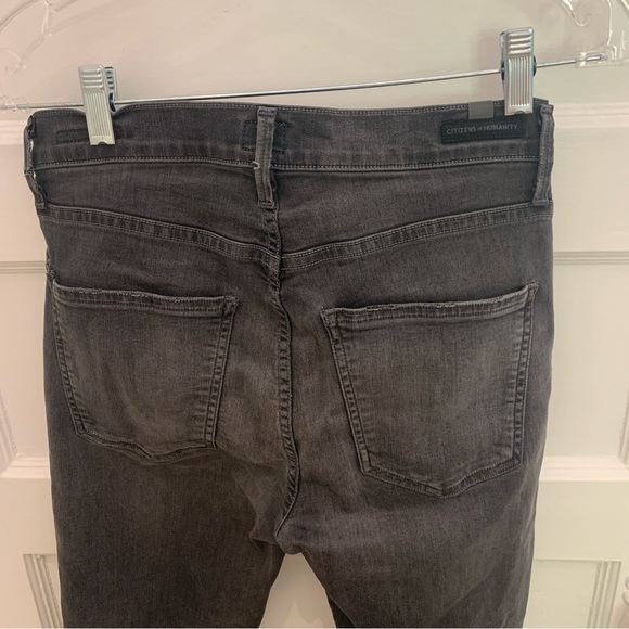 Citizens of Humanity Dark Grey Rocket Skinny Jeans, Size 30 - Picture 6 of 11